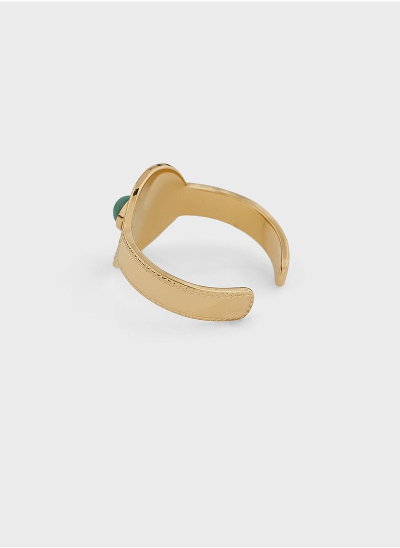 Lady Mauve - KYRA TURQUOISE SUN RING - Image 1