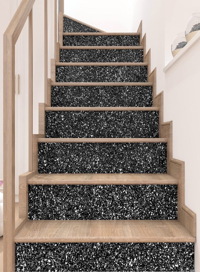 Decotalk 354"x17.7" Glitter Wallpaper Stick and Peel Black Glitter Wallpaper for Walls Removable Sparkle Sequins Wall Paper Self Adhesive Sparkle Contact Paper for DIY Crafts Decorative Vinyl Wrap - Image 4