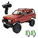 GoolRC RC Truck WPL C54 RC Crawler 116 Scale Remote Control Car 4WD All Terrain Off Road RC Rock Crawler 24GHz RC Climbing Car with LED Lights and 2 Batteries for Adults Red - Image 3