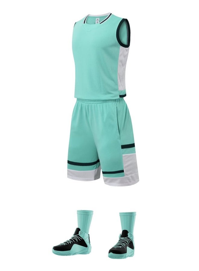 Summer Basketball Uniform Sportswear Men's Vest With Breathable Quick-drying Children's Student Team Compeion Training Running Suit