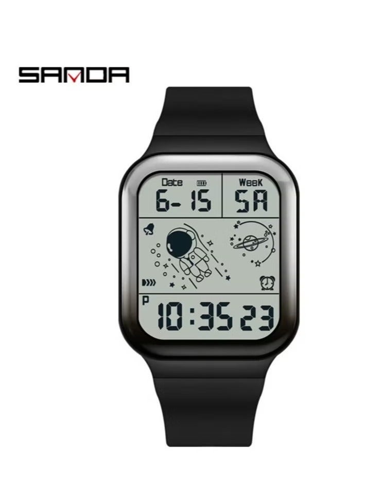 Sanda Teenagers Men And Women Waterproof Luminous Electronic Watch