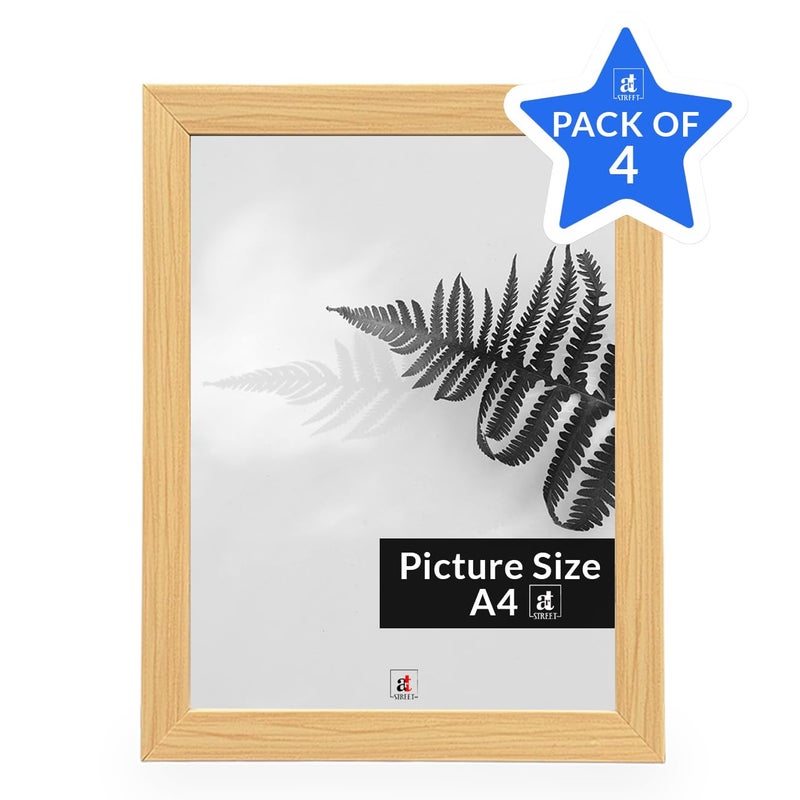 Art Street Art Street A4 Size Certificate Document Photo frames Set of 4 For Home Decoration Living Room Office Decoration Size 8 x 12  - Image 4