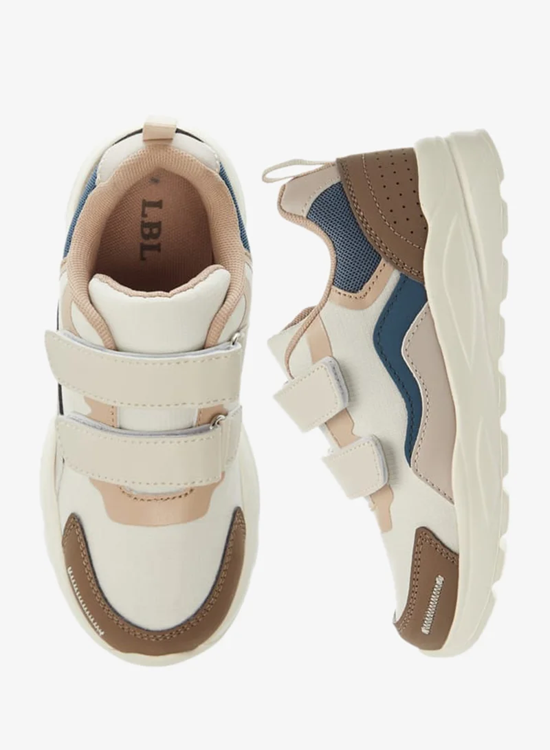 LBL by Shoexpress Boys Panelled Sneakers With Hook And Loop Closure