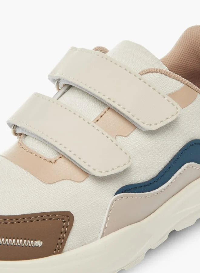 LBL by Shoexpress Boys Panelled Sneakers With Hook And Loop Closure