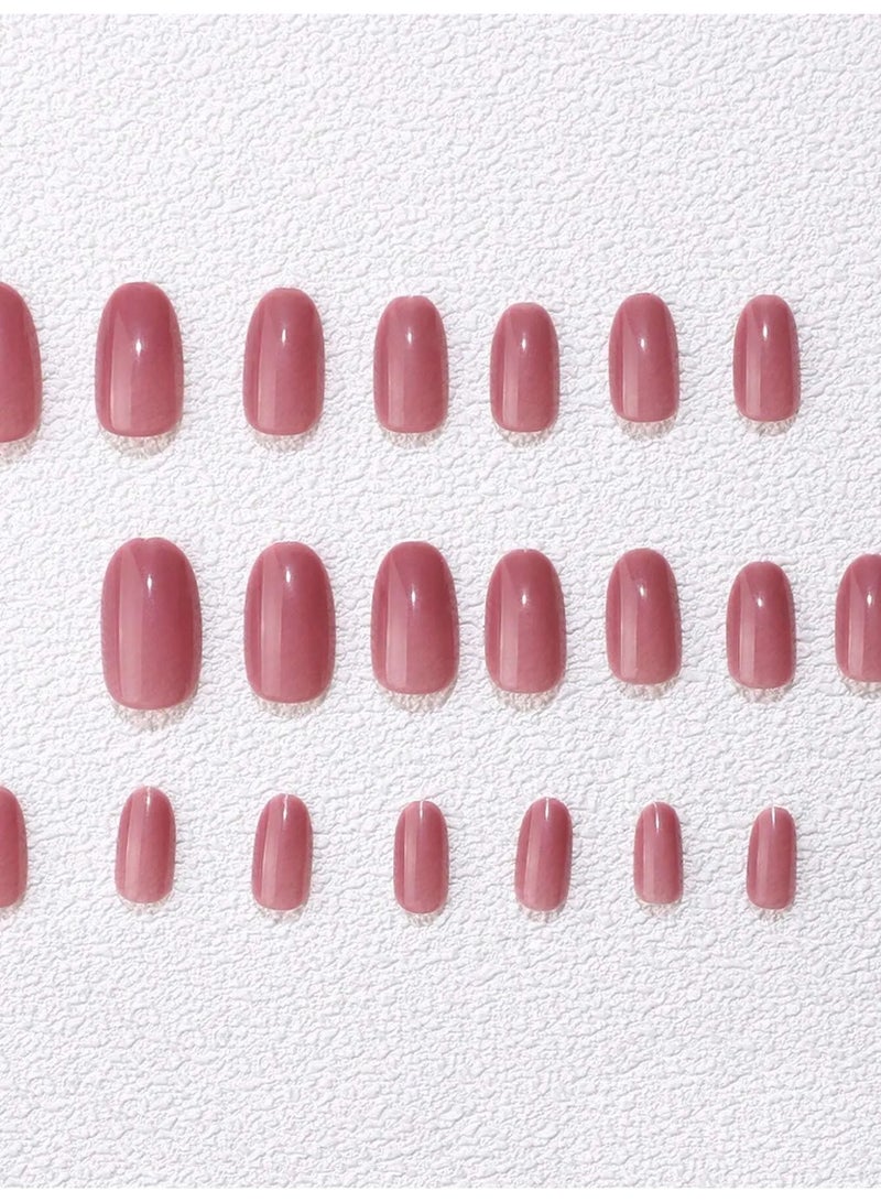 pink fake nails. Box contains 24 nails with nail file and glue. - Image 4