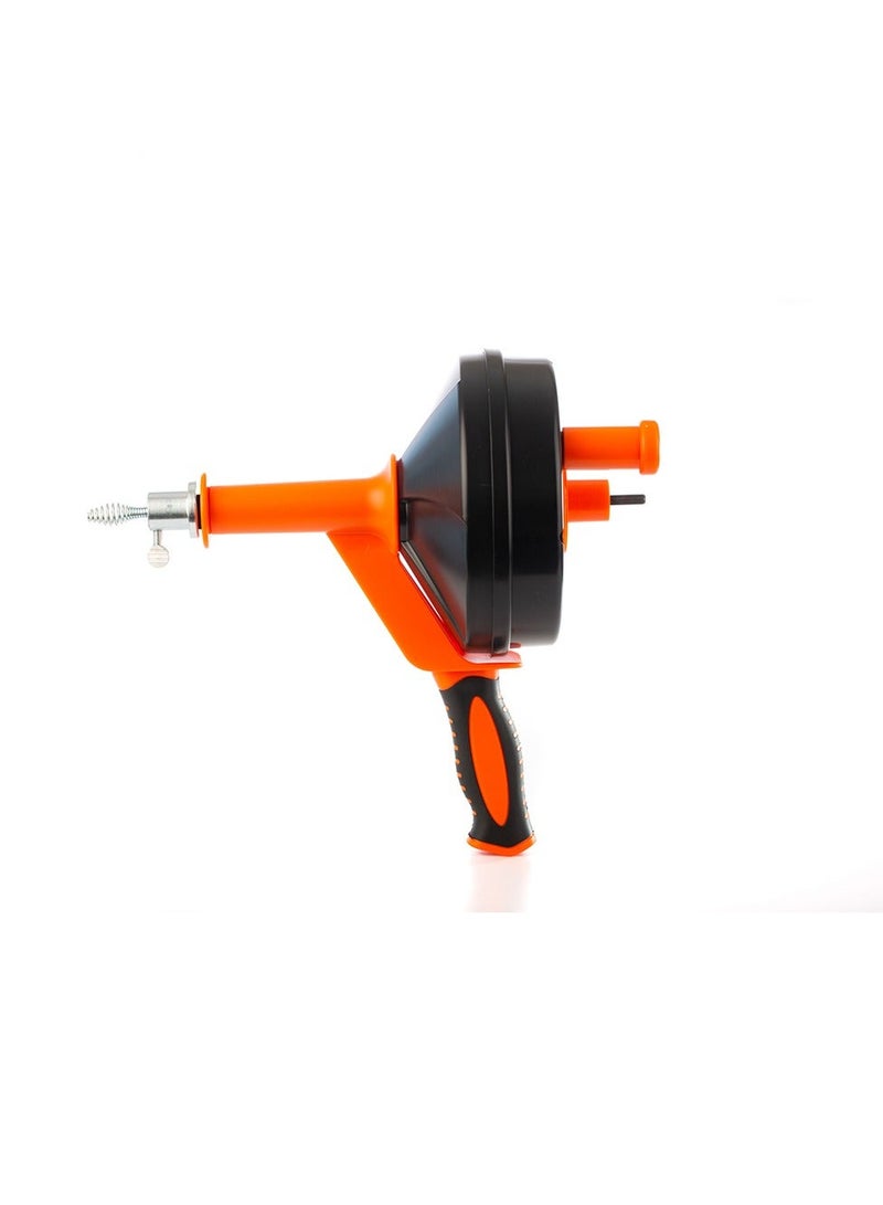 Shielder Manual Drain Cleaner Shielder SH-7575 7.5M Flexible Steel Spring Pipe Cleaning Tool Compatible With Electric & Cordless Drills - Image 2