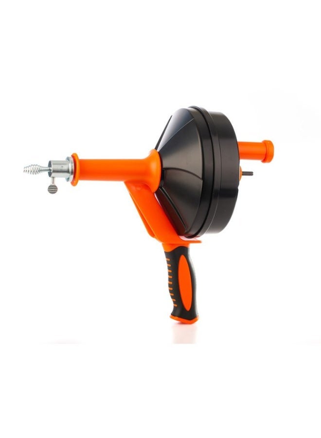 Shielder Manual Drain Cleaner Shielder SH-7575 7.5M Flexible Steel Spring Pipe Cleaning Tool Compatible With Electric & Cordless Drills - Image 1