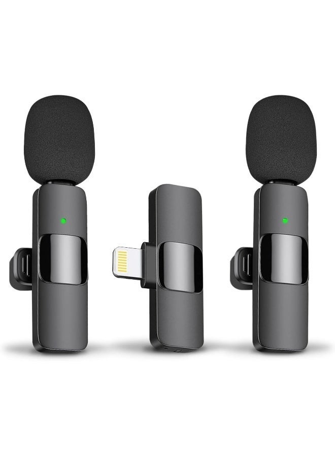 ECVV Wireless Microphone for iPhone iPad, Wireless Lavalier Microphone, Plug-Play Wireless Mic for Recording, Live Stream, YouTube, TikTok - Image 2
