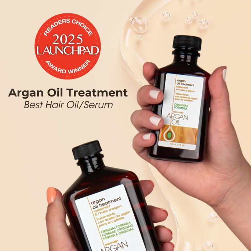 One N Only One 'n Only Argan Oil Hair Treatment - Lightweight & Hydrating Hair Oil for Natural, Wigs & Extensions - Shine Enhancing, Heat Protectant & Frizz Control (3.4 oz, 4pk) - Image 2