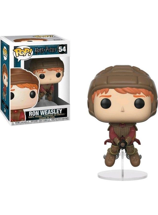 Funko Pop! Movies: Harry Potter Ron On Broom Collectible Figure - Image 1