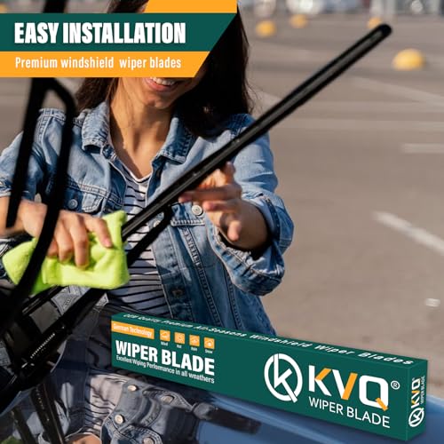 KVQ Windshield Wiper Blades Replacement for GMC Terrain 2018 2019 2020 2021,Original Equipment Replacement Front Rear Wiper Blade Set - 24" 18" 12" (Set of 3) - Image 5