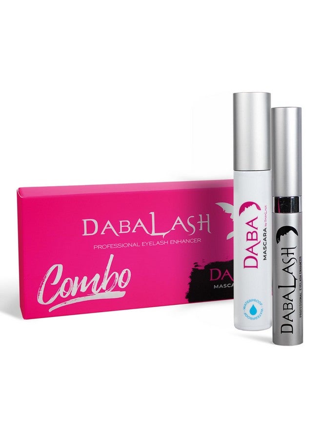 DABALASH Waterproof Combo - Professional Eyelash & Brow Strengthener & Waterproof Mascara - Give Your Own Lashes A Longer, Fuller, & Thicker Look - 0.18 oz & 0.45 oz - Image 1