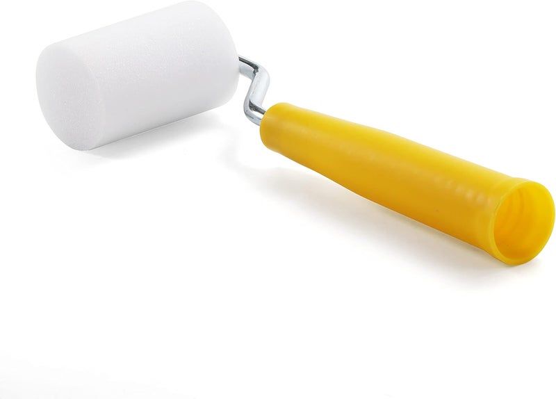 NANJA Foam Paint Roller, 2 Inch Mini Paint Roller Kit with High-Density Foam Roller Refills *6, Paint Tray, and Roller Handle, Small Sponge Paint Roller for Touch-ups and Smooth Finishes - Image 4