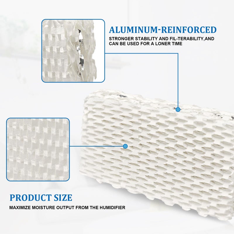 DFD 4-Pack WF813 Humidifier Filter Compatible with Equate Eqwf813 Eq-2119-Ul,Replacement for ReliOn RCM-832,RCM-832N and ProCare PCWF813 Cool Mist Humidifiers Wick Filters - Image 3