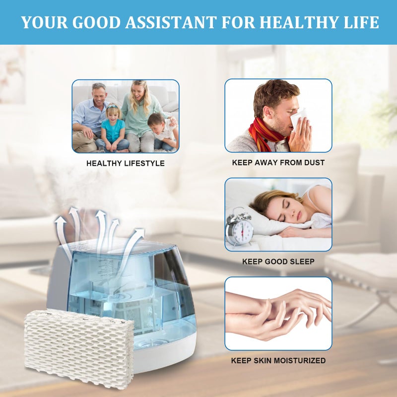 DFD 4-Pack WF813 Humidifier Filter Compatible with Equate Eqwf813 Eq-2119-Ul,Replacement for ReliOn RCM-832,RCM-832N and ProCare PCWF813 Cool Mist Humidifiers Wick Filters - Image 5