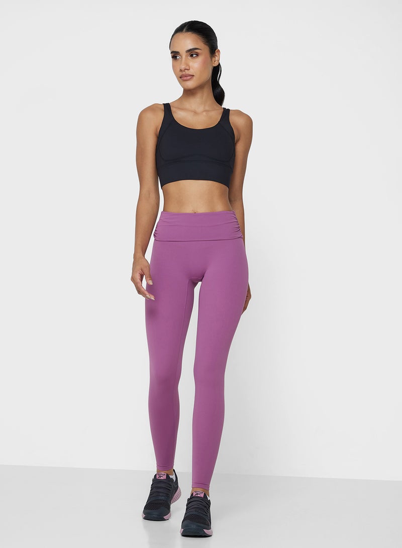 FRWD Ruched Waist Seamless Leggings - Image 2
