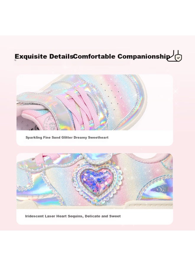 Taranis Kids Running Shoes Casual Sneakers Spring Girls Fashion Soft Sole Sports Shoes Baby Sweetheart Colorful Size 29 - Image 2