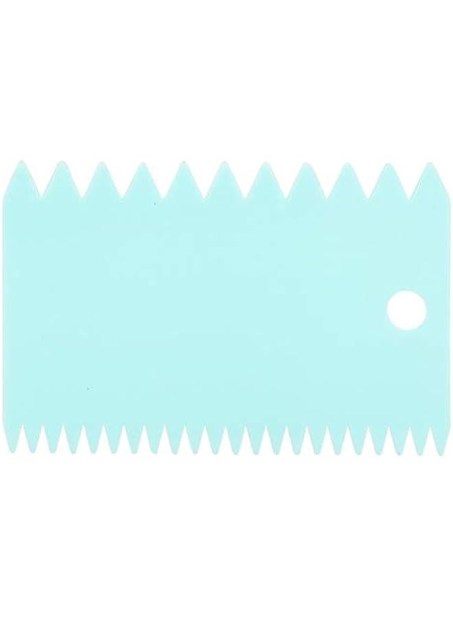 3 Pieces Dough Scraper Bowl Scraper, Flexible Plastic Multipurpose Kitchen Pastry Cutter Tool, Food Plastic Dough Cutter Food Scrappers for Bread Dough Cake Fondant Icing,(Blue) - Image 3