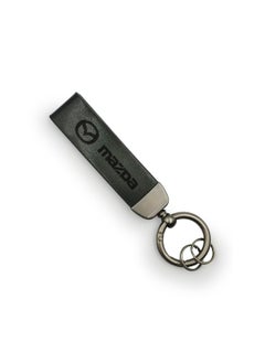 mazda Metal Ring PU Leather Strap Keychain Home Key Chain Car Keychain MAZDA Car Key Chain Super Finish 1Pcs  - Image 2