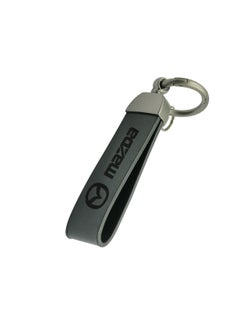 mazda Metal Ring PU Leather Strap Keychain Home Key Chain Car Keychain MAZDA Car Key Chain Super Finish 1Pcs  - Image 4