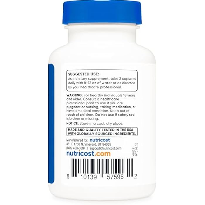 Nutricost Lemon Balm Extract 120 Capsules for 60 Servings Per Bottle - Melissa Leaf Lemon Balm Extract, Vegan - Image 4