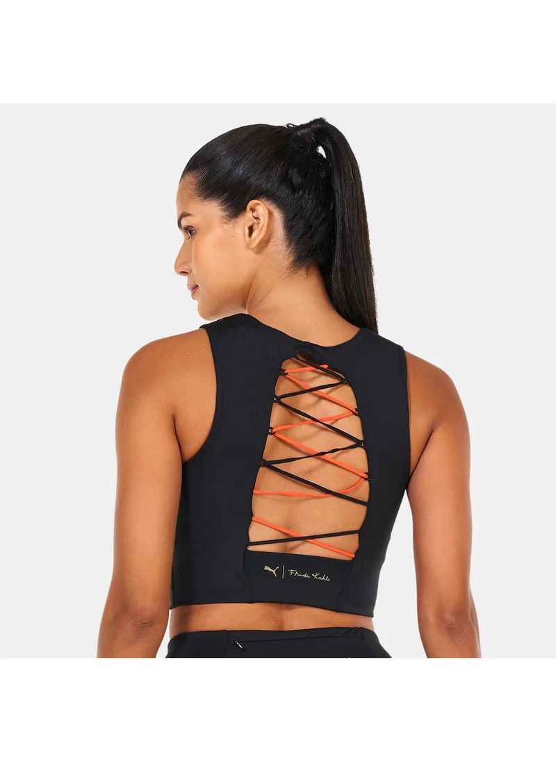 PUMA Women's X Frida Kahlo Mid Support Sports Bra