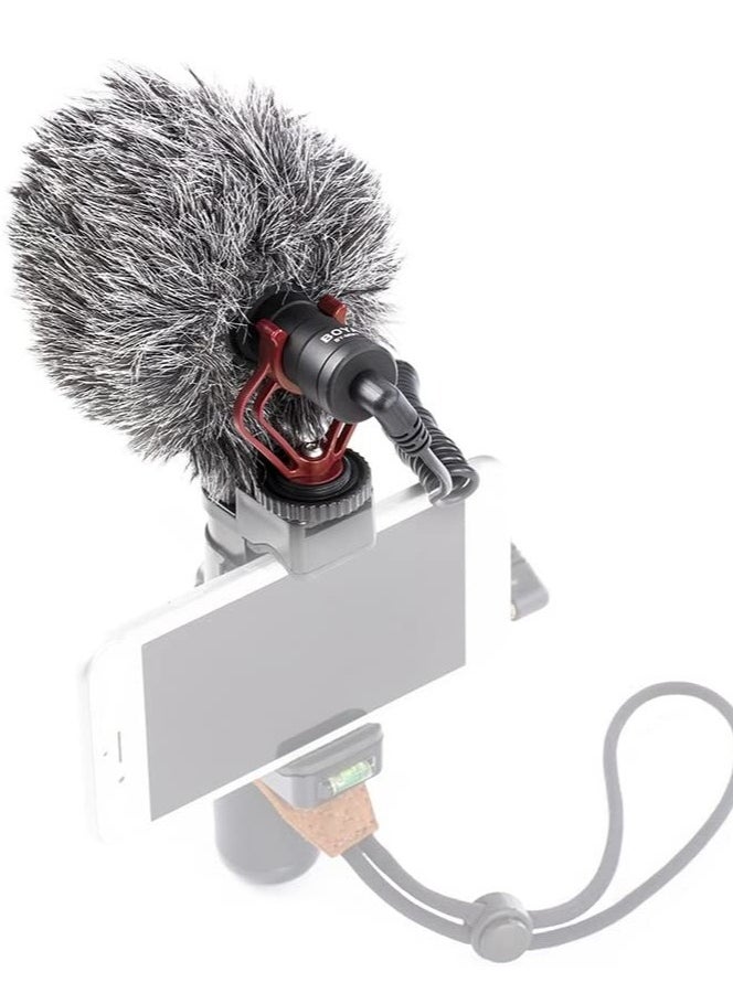 BOYA BY-MM1 Video Microphone Youtube Vlogging Facebook Livestream Recording Shotgun Mic For Smartphone/Cameras, Wireless 2.4 GHZ 100 Meter Microphone - Image 4