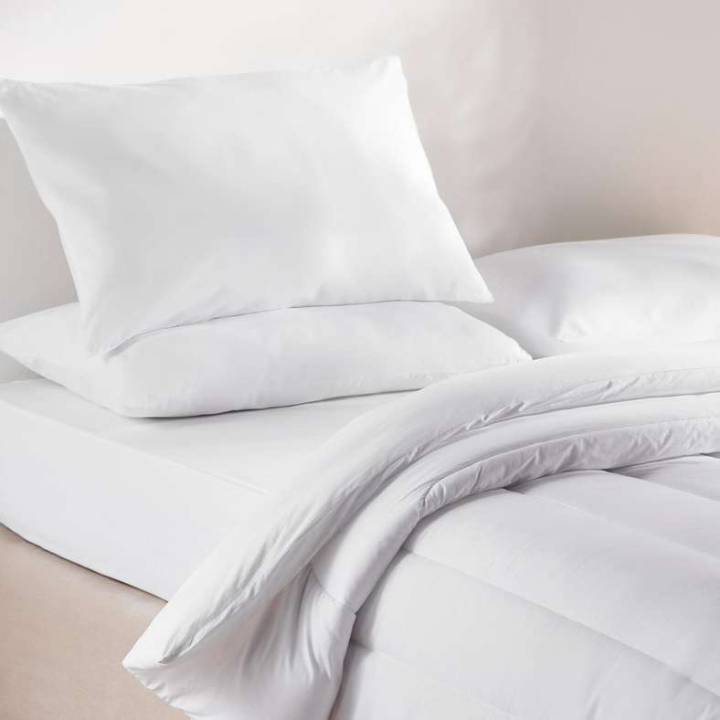 Pan Home Comfy Kids 144TC Cotton Rich 2-piece Full Comforter Set 160x220cm - White - 161FBR9901188 - Image 1