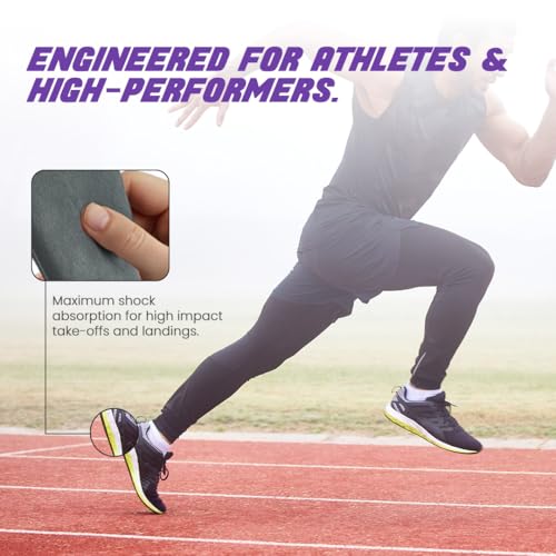 SNEAKARE CloudSole Memory Foam Insoles for Men & Women – Soft, Anti-Slip Shoe Insole with Shock Absorption, Trimmable Inner Sole for Shoes, Sneakers, Boots & Casuals (Pack of 1, Large) - Image 5