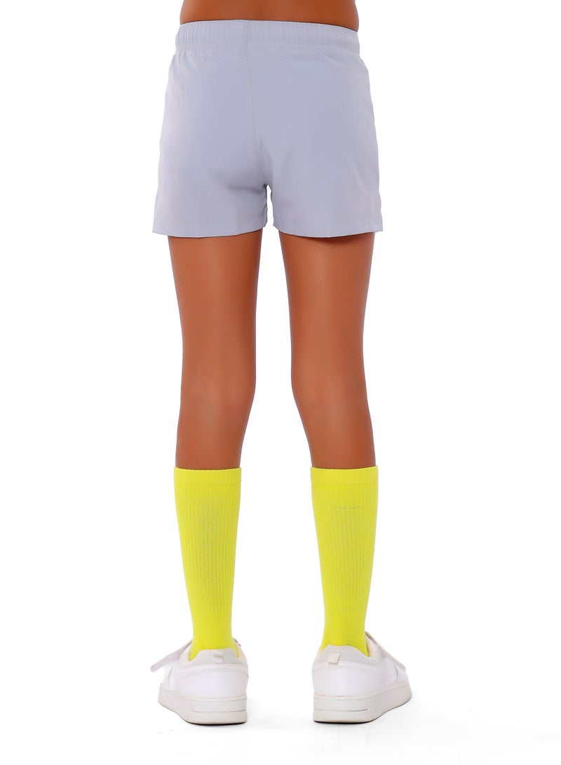 ANJA Girls' Grey Sport Shorts – Comfortable, Stylish Design - Image 3