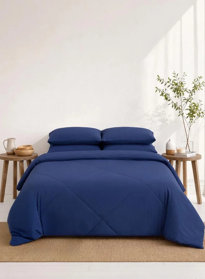 Styli 1-Piece Solid Comforter, Micro Fiber Single 90X100 Inches