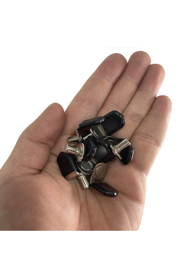 30 Pack Glass Shelf Support Pins for Cabinets and Bookcases Durable Bracket Pegs - Image 4