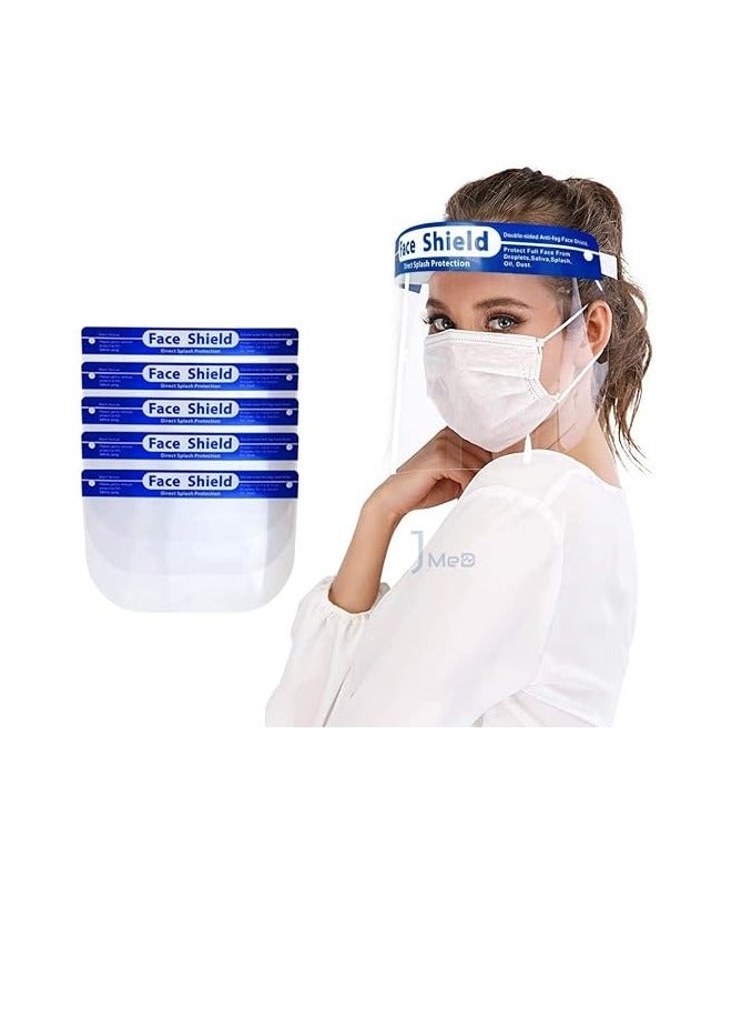 Vaultex Transparent Protective Face Shield with Comfortable Sponge Elastic Band (12 pcs/ pack) - Image 1