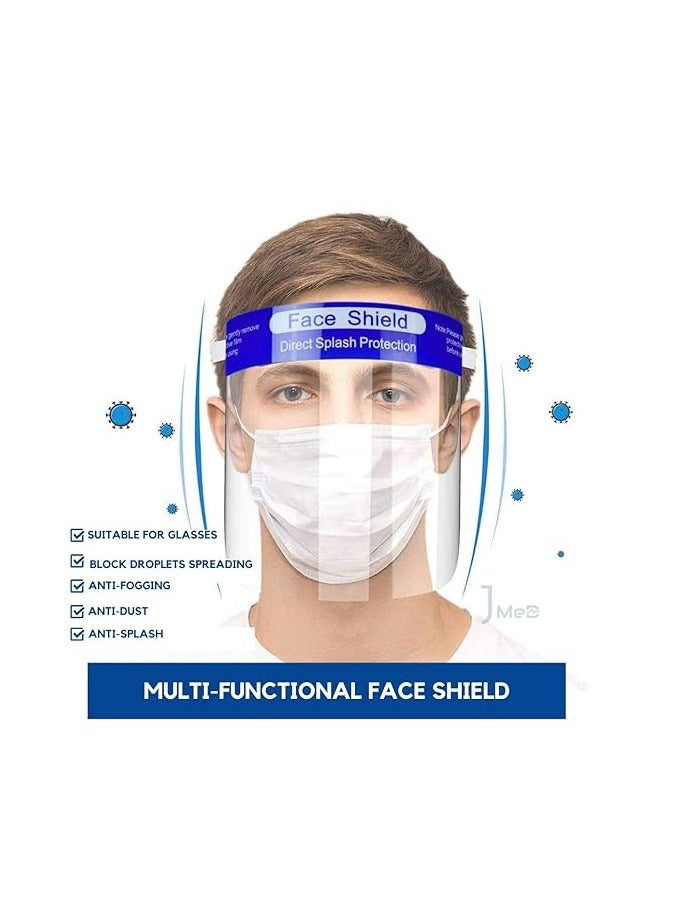 Vaultex Transparent Protective Face Shield with Comfortable Sponge Elastic Band (12 pcs/ pack) - Image 2