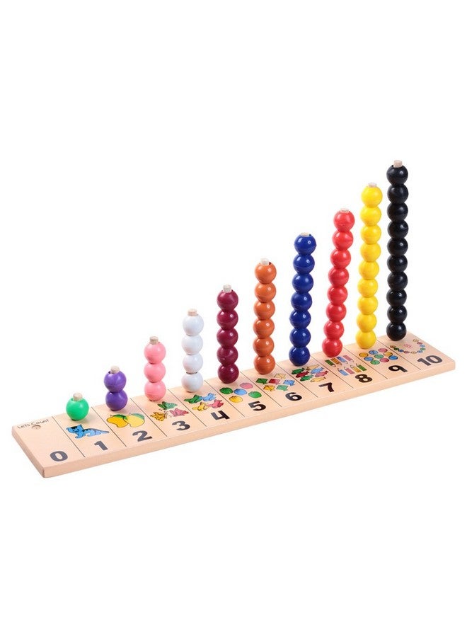 Skillofun Skillofun Wooden Let's Count (1-10), Multi Color - Image 2
