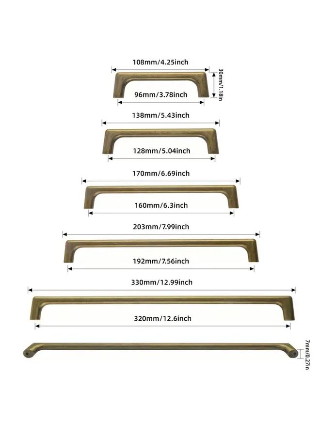 17pcs Vintage Furniture Handles Silvery for European Bedroom Cabinet Drawer - Image 3