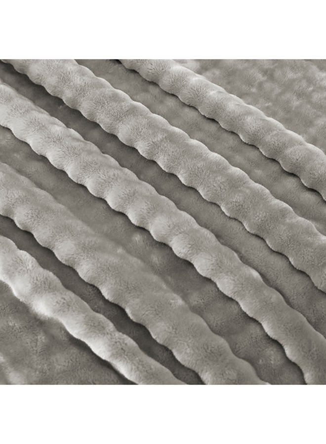 مورانو بطانية لوش - بطانية مكونة من طبقة واحدة - مقاس 220 × 240 سم - الوزن 2.000 كجم - 100% بوليستر - تصميم ثلاثي الأبعاد - Image 3