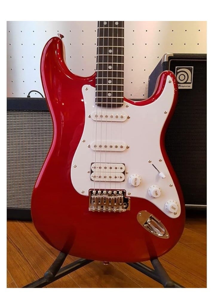 Megarya Megarya Pacifica 40-Inch Full-Size Electric Guitar in Metallic Red – Powerful sound, sleek design, perfect for beginners and professionals  - Image 3