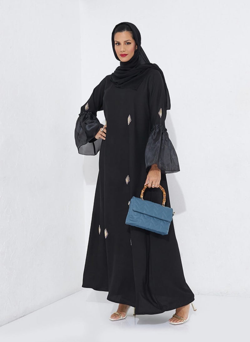 Rosette Abaya QG Black - Image 4