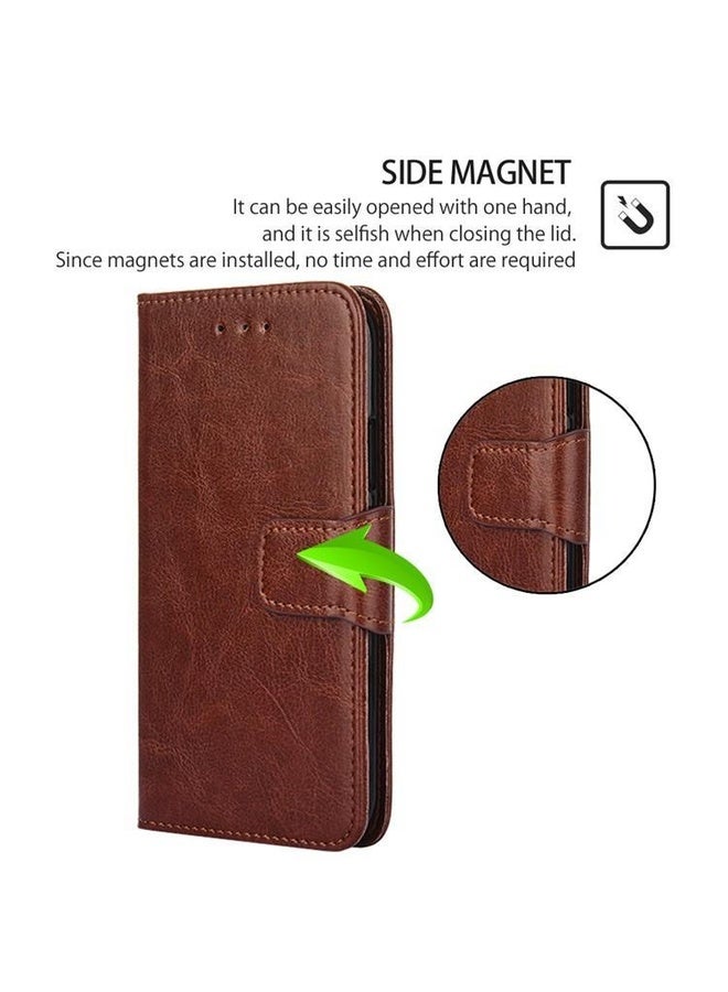 HuHa Case Cover For Xiaomi 15 Ultra Crystal Texture Leather Phone Case(Brown) - Image 5