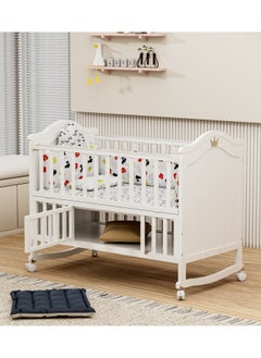 FUN MOMENT Wooden Baby Bed 120 X 60 CM  - Image 1