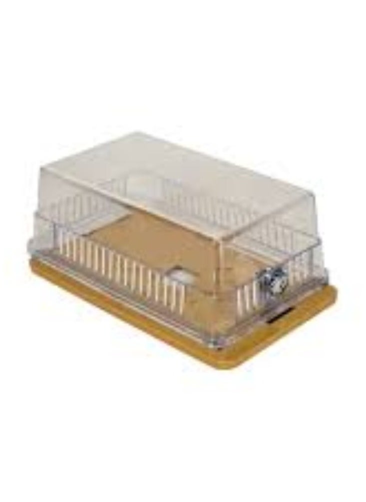 KNP - KNP  AC Thermostat Cover with Lock BTG-RK is a protective enclosure designed to safeguard thermostats from tampering accidental adjustments and unauthorized use. - Image 1