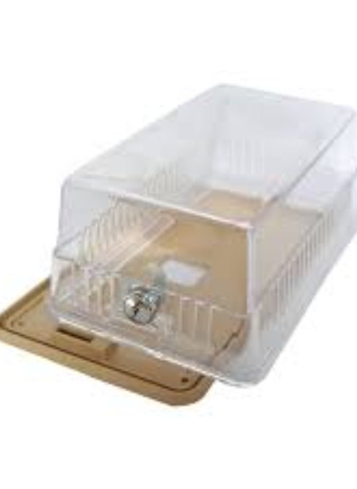 KNP - KNP  AC Thermostat Cover with Lock BTG-RK is a protective enclosure designed to safeguard thermostats from tampering accidental adjustments and unauthorized use. - Image 1