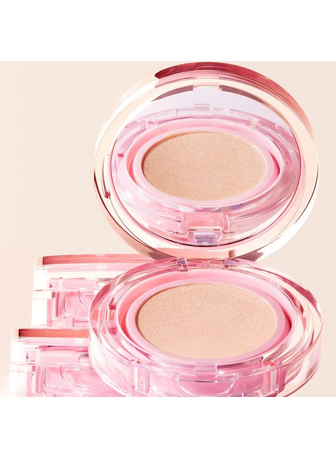 Amuse كريم أساس نباتي من Dew Power Vegan Cushion 02 Healthy؛ كريم أساس نباتي من Vegan Cushion؛ كريم أساس لتغطية البشرة، كريم جمالي نظيف، للبشرة الجافة والحساسة - Image 5