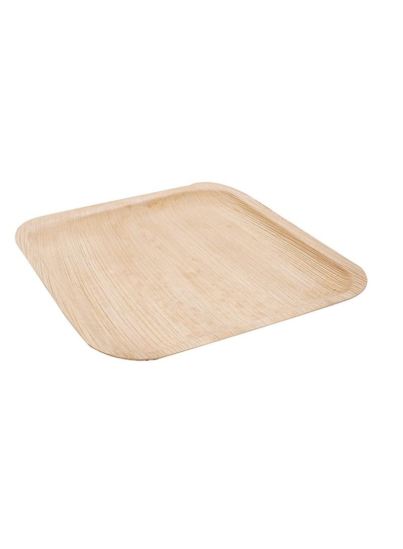ARECA Piya's Planet Areca Leaf 8 Inch Square Plates Pack of 25,100% Compostable, Disposable Eco-Friendly Biodegradable Like Bamboo Wood Plates, Party, Wedding, Event Plates Microwave & Oven Safe - Image 2