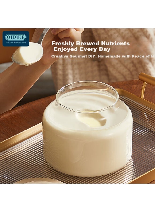 Oidire Yogurt Maker, Home Automatic Yogurt Fermentation Machine For Natto, Rice Wine, Kimchi Fermentation, Pet-friendly Constant Temperature Water Dispenser, 1l Full Glass Inner Tank, Odi-sa23 - Image 5