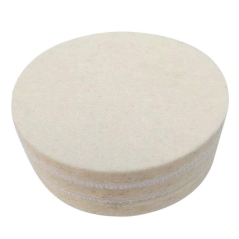 DIY Crafts DIY Crafts 6"inch 1 Set, 2 Pc Felt Pad, Backing Pad; Universal Nut; Wool Polishers Polishing Clean Buffing Pad Bonnet for Upholstery Care, Furniture (6"inch 1 Set, 2 Pc Felt Pad)  - Image 4