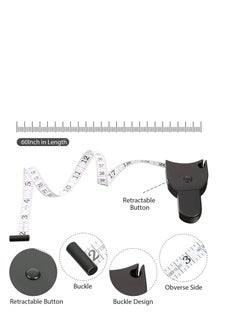 Y&D Body Measuring Tape 60 Inch Measure, Tailor Retract Ergonomic Design Tapes and Soft Measure for Measurement 4 Pcs  - Image 4