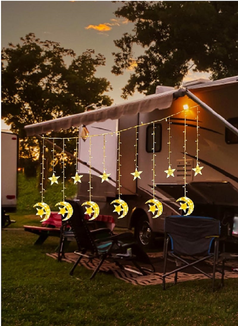 LED Star Moon Curtain Lights Ramadan Eid Mubarak Decor String Light - pzsku/Z454F9DDC04F4176F1439Z/45/_/1709149176/c1541a44-a1e2-45c9-a38d-5d23ef726f3f