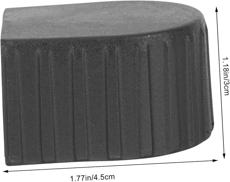 2Pcs Black Ladder Protective Covers Durable Extension Ladder Caps Easy Installation Lightweight Portable Safety Accessories - Image 3